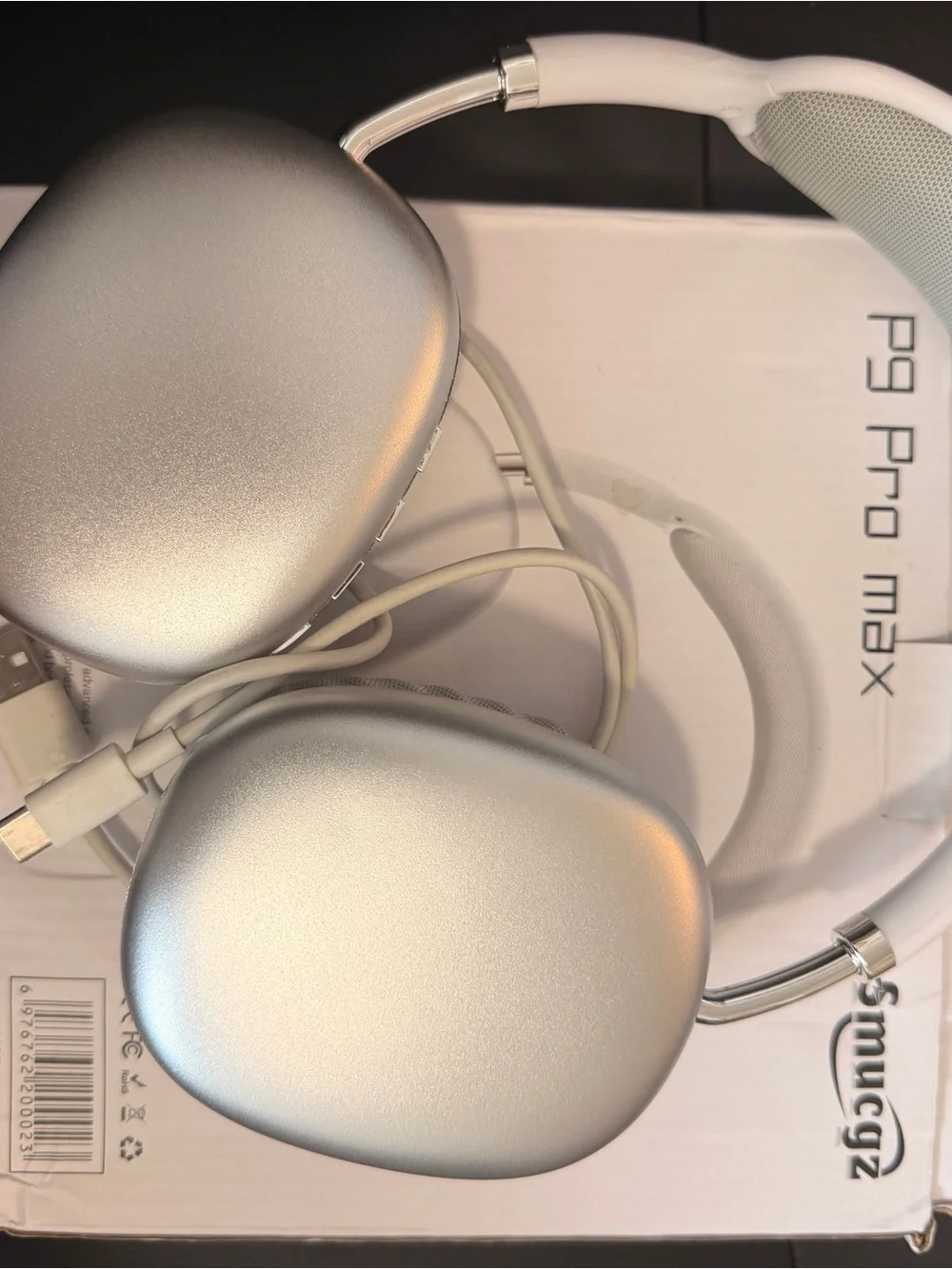 Silver Wireless Over-Ear Headset - Silver